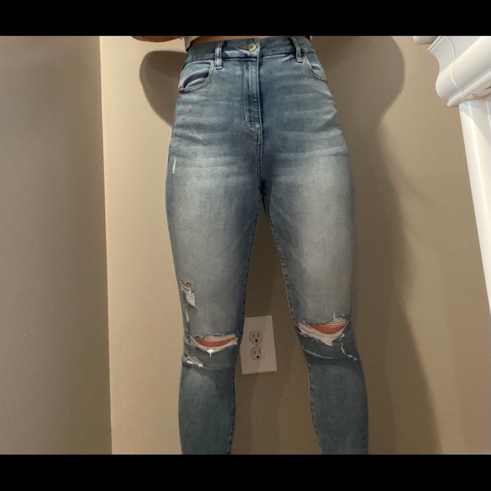 High waist jeans